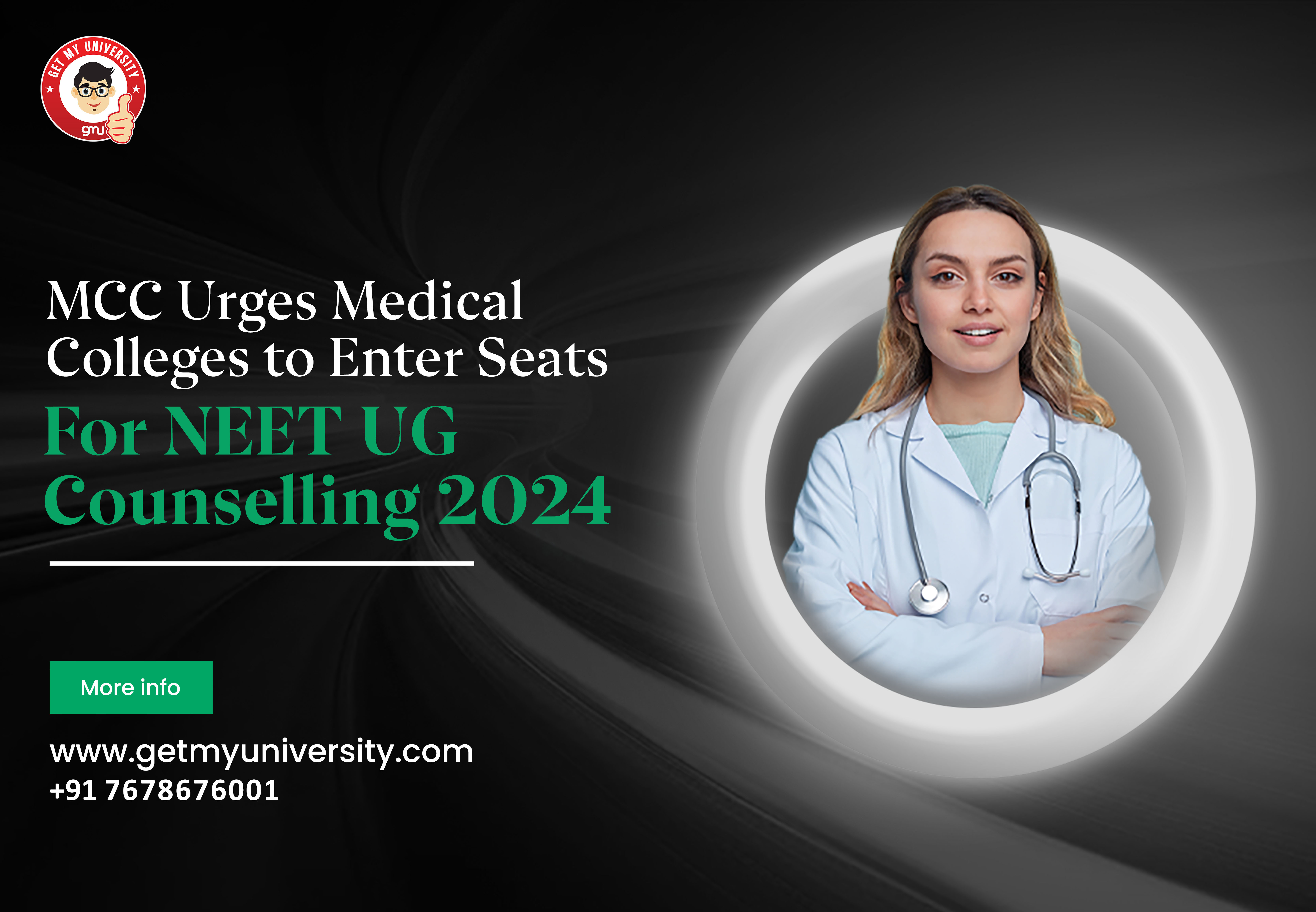 NEET UG Counselling 2024 Medical College Seats